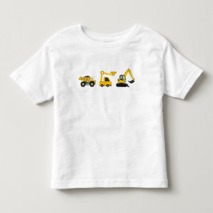 T-shirt Pour Les Tous Petits Véhicules de Construction – Camion à benne