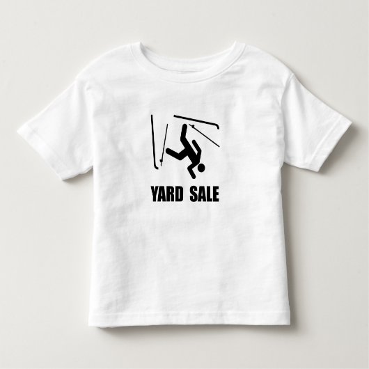 T-shirt Pour Les Tous Petits Vente de bric-à-brac de ski (Devant)