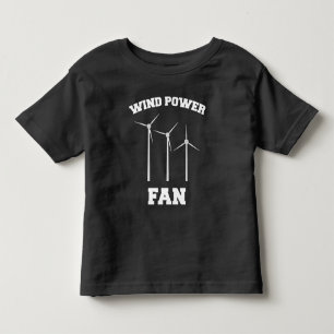 T-shirt Pour Les Tous Petits Ventilateur d'énergie éolienne Environnement de 