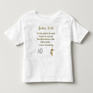 T-shirt Pour Les Tous Petits Verset biblique