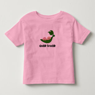 T-shirt Pour Les Tous Petits Vêtements jumeaux pour garçon/fille