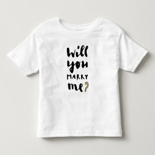 T-shirt Pour Les Tous Petits Veux-tu m'épouser ?