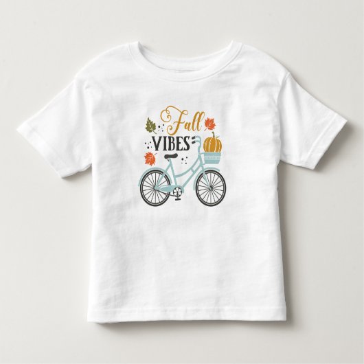 T-shirt Pour Les Tous Petits Vibes Automatiques À Vélo (Devant)