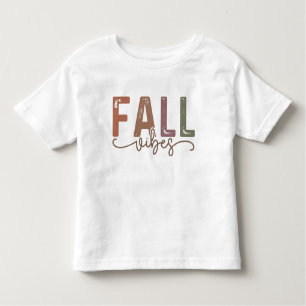 T-shirt Pour Les Tous Petits Vibes d'automne arc-en-ciel