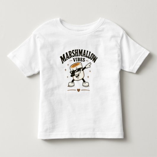 T-shirt Pour Les Tous Petits Vibes de marshmallow (Devant)