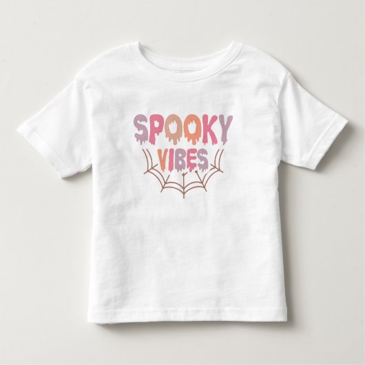 T-shirt Pour Les Tous Petits Vibes éffrayantes (Devant)