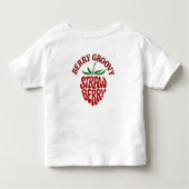 T-shirt Pour Les Tous Petits Vibes les années 70 rétro fraise super (Dos)