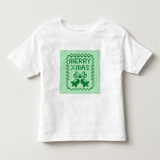 T-shirt Pour Les Tous Petits Vilain chandail motif sonneries cloches et Joyeux (Devant)