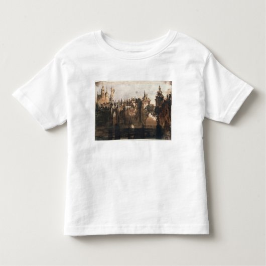 T-shirt Pour Les Tous Petits Ville avec un pont cassé (Devant)