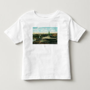 T-shirt Pour Les Tous Petits Ville indienne sur le Yukon RiverAnvik, AK