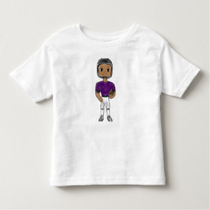 T-shirt Pour Les Tous Petits vintage retro football player