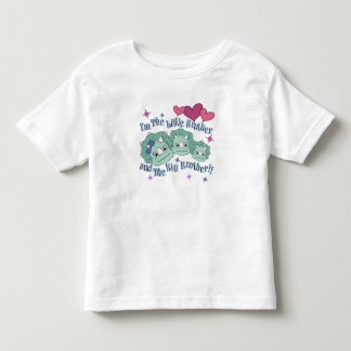 T-shirt Pour Les Tous Petits Visages de Dino, le frère du milieu