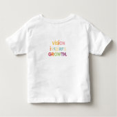 T-shirt Pour Les Tous Petits "Vision inspire la croissance" (Dos)