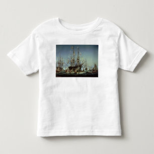 T-shirt Pour Les Tous Petits Visite de la Reine Victoria vers Cherbourg, 1858