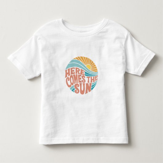T-shirt Pour Les Tous Petits Voici le soleil (Devant)