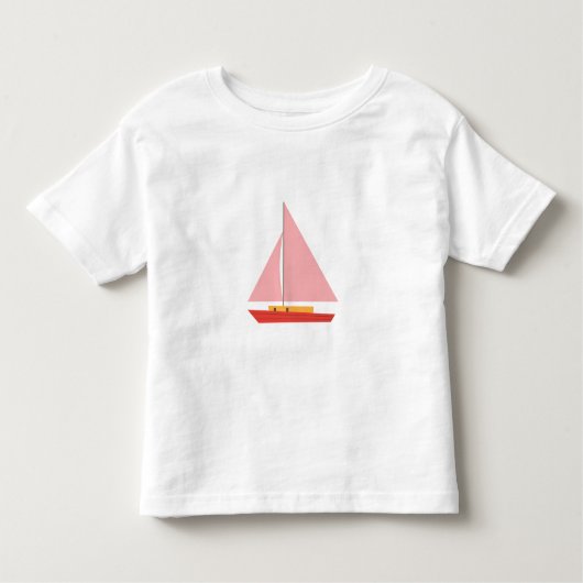 T-shirt Pour Les Tous Petits Voilier (Devant)