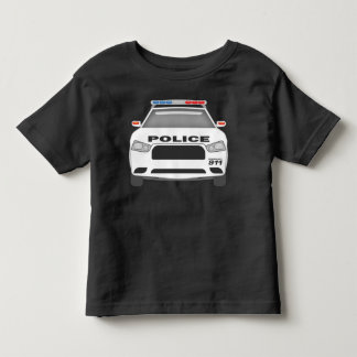 T-shirt Pour Les Tous Petits Voiture de police 911Garçons et filles tout-petits