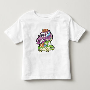 T-shirt Pour Les Tous Petits Voiture et camion de sourire