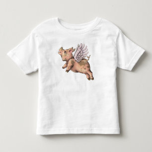 T-shirt Pour Les Tous Petits Voler des porcs