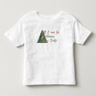 T-shirt Pour Les Tous Petits Voulez mon papa pour Noël