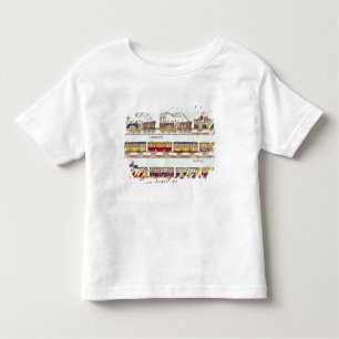 T-shirt Pour Les Tous Petits Voyage de rail en 1845