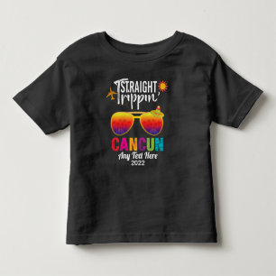 T-shirt Pour Les Tous Petits Voyage droit Cancun Mexique Vacances voyage