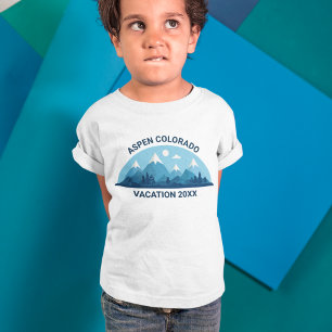 T-shirt Pour Les Tous Petits Voyage en famille sur mesure Blue Mountain Cute