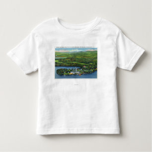 T-shirt Pour Les Tous Petits Vue aérienne d'auberge de Saranac