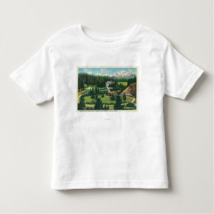 T-shirt Pour Les Tous Petits Vue aérienne de la boucle de Cantara, Sacramento