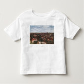 T-shirt Pour Les Tous Petits Vue aérienne de la ville (Devant)