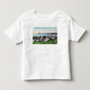 T-shirt Pour Les Tous Petits Vue aérienne de la ville et du lac Ewauna