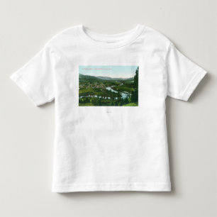 T-shirt Pour Les Tous Petits Vue aérienne de la ville sur la rivière de St Jo
