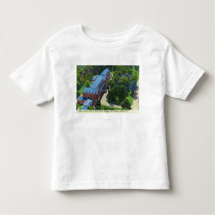 T-shirt Pour Les Tous Petits Vue aérienne de l'hôtel de Gideon Putnam, spa