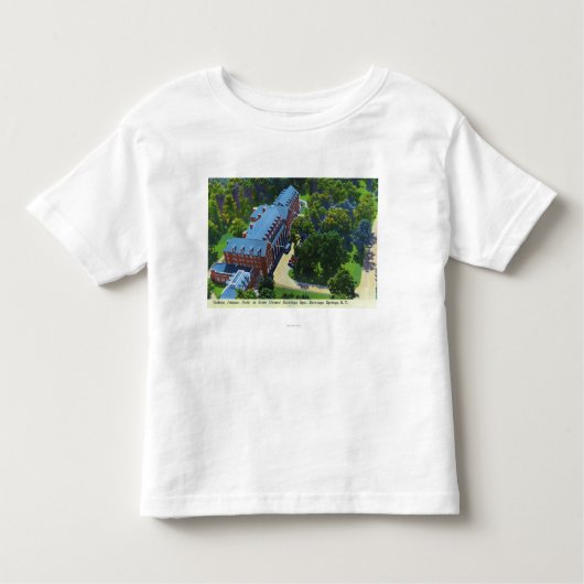 T-shirt Pour Les Tous Petits Vue aérienne de l'hôtel de Gideon Putnam, spa (Devant)