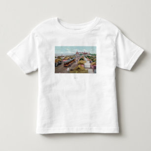 T-shirt Pour Les Tous Petits Vue aérienne de plage de CityCoronado de tente, C