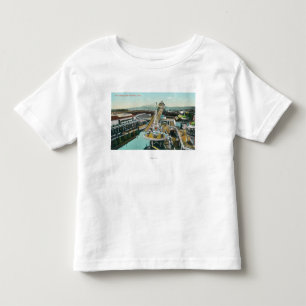 T-shirt Pour Les Tous Petits Vue aérienne des descendeurs