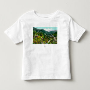 T-shirt Pour Les Tous Petits Vue aérienne du canyon, Trai Pacifique du sud