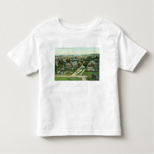 T-shirt Pour Les Tous Petits Vue aérienne du CitySanta Cruz, CA