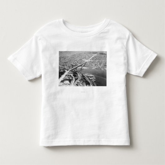 T-shirt Pour Les Tous Petits Vue aérienne du pont de l'aurore (Devant)
