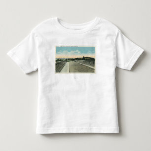 T-shirt Pour Les Tous Petits Vue creuse de chaussée de pont de Traver