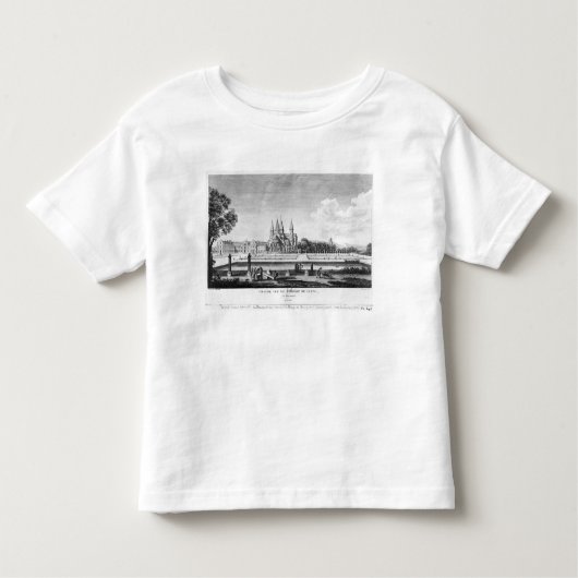 T-shirt Pour Les Tous Petits Vue d'abbaye de Cluny (Devant)