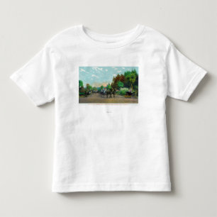 T-shirt Pour Les Tous Petits Vue d'allée de Golden Gate Park