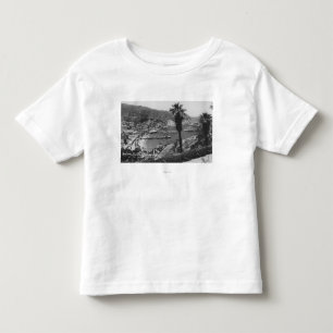 T-shirt Pour Les Tous Petits Vue d'Avalon, île de CA Père Noël Catalina de p