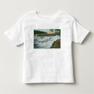 T-shirt Pour Les Tous Petits Vue de barrage à l'abîme d'Ausable