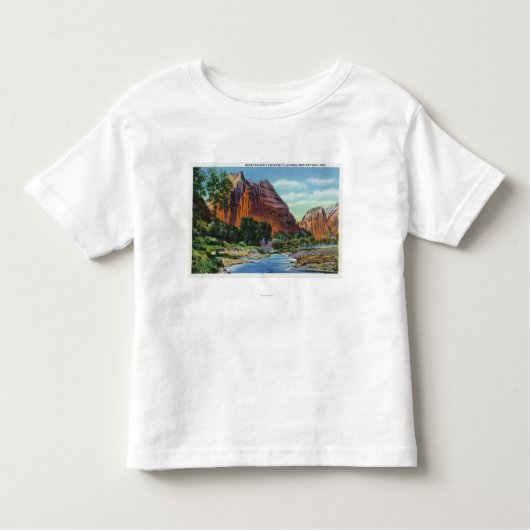 T-shirt Pour Les Tous Petits Vue de bâti majestueuse et d'atterrissage de (Devant)