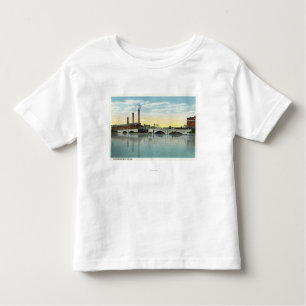 T-shirt Pour Les Tous Petits Vue de bord de mer du pont en rue du congrès
