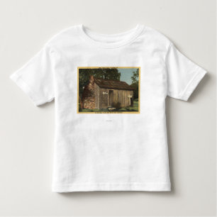 T-shirt Pour Les Tous Petits Vue de cabine de Mark Twain sur la colline d'âne