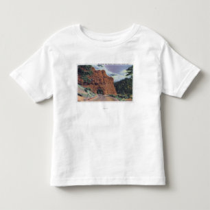 T-shirt Pour Les Tous Petits Vue de canyon rouge, près de l'entrée de parc