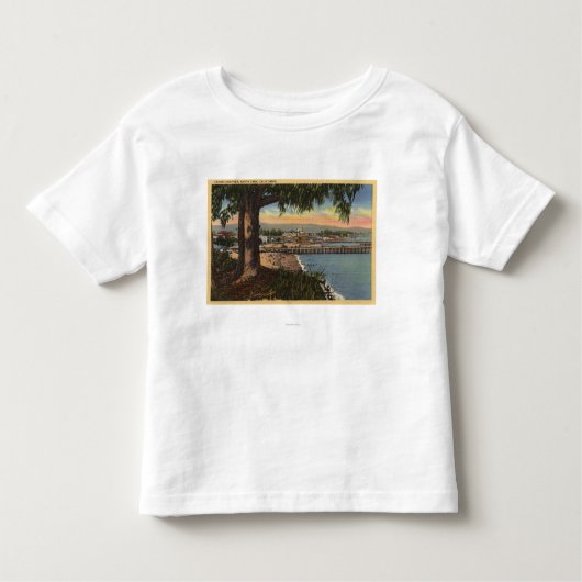 T-shirt Pour Les Tous Petits Vue de casino et de pilier d'une distance (Devant)