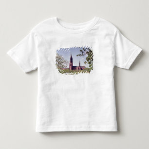 T-shirt Pour Les Tous Petits Vue de cathédrale d'Upsal du château